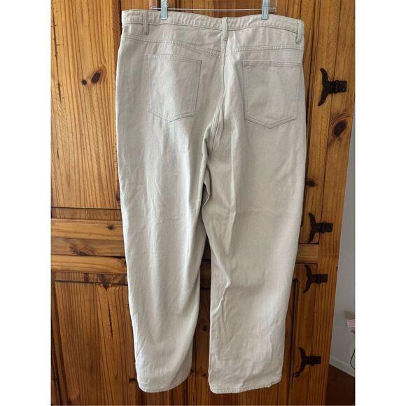 NWT Prettylittlethings Split Hem Khaki Jeans - Picture 4 of 4